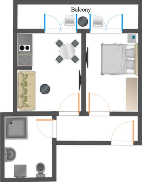 Apartment Neo 2 Free Parking Novi Sad Ngoại thất bức ảnh